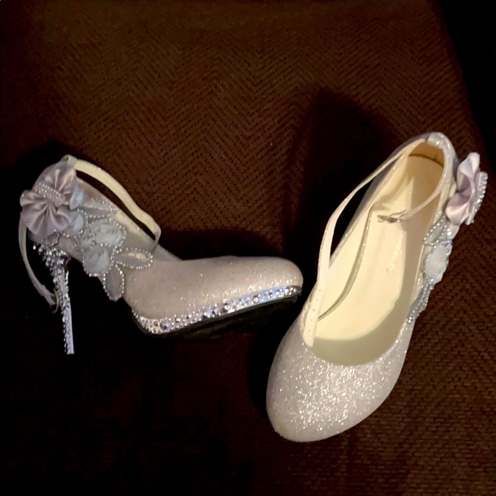 Silver heels